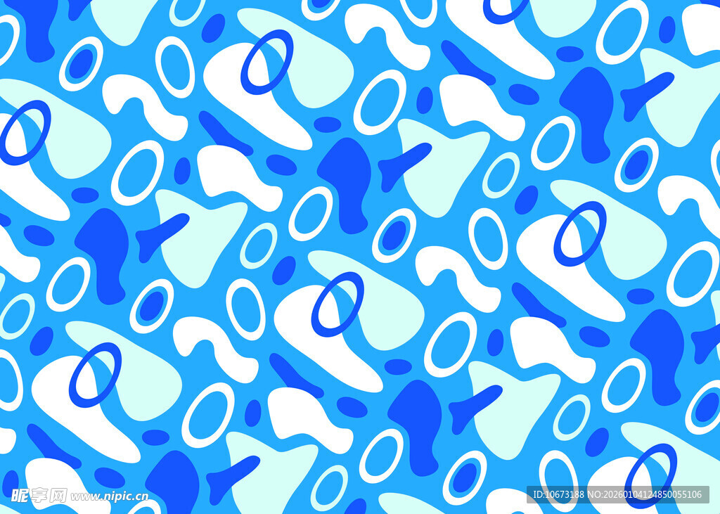 蓝白色调抽象图案背景