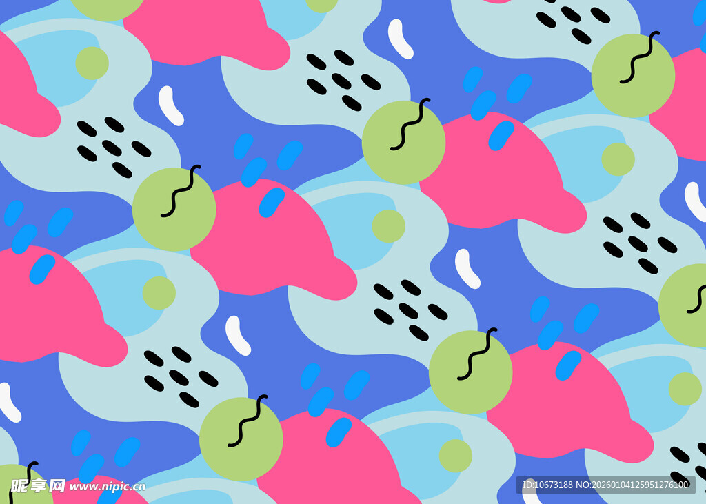 多彩抽象图案背景设计