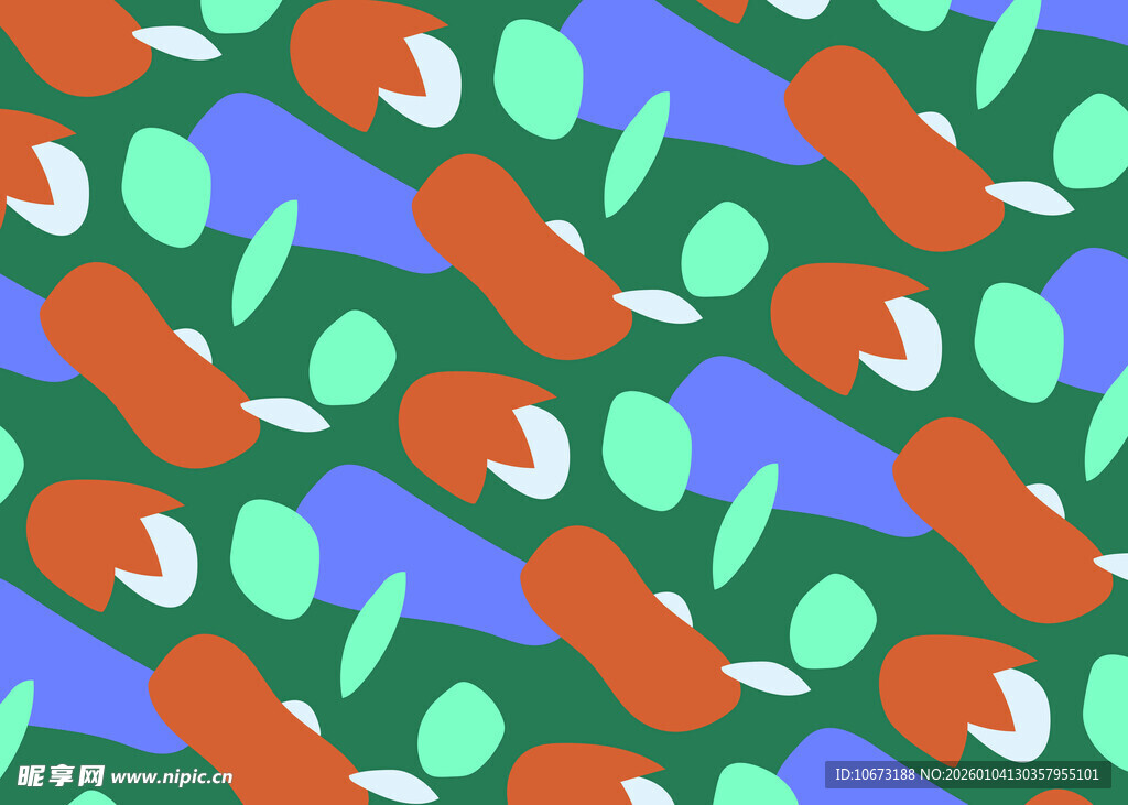 多彩几何图案背景