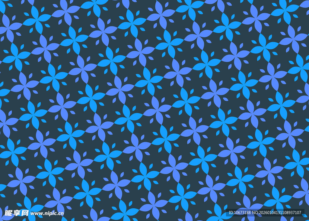 蓝绿交织几何图案背景