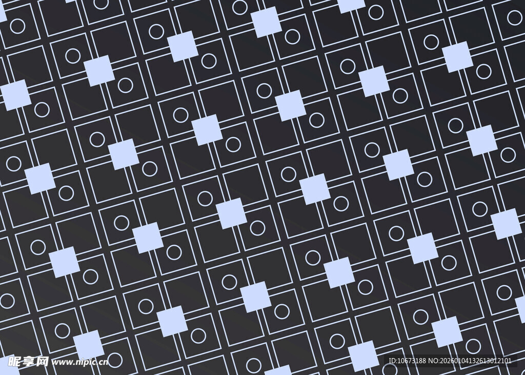 几何方块黑白图案纹理