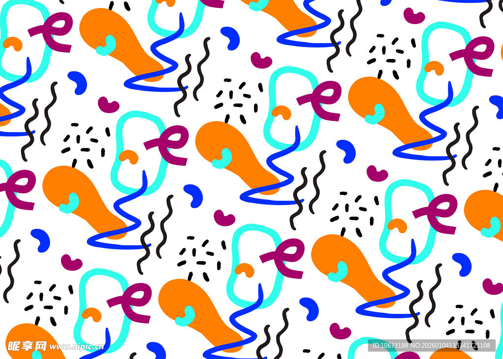 多彩抽象图案背景设计