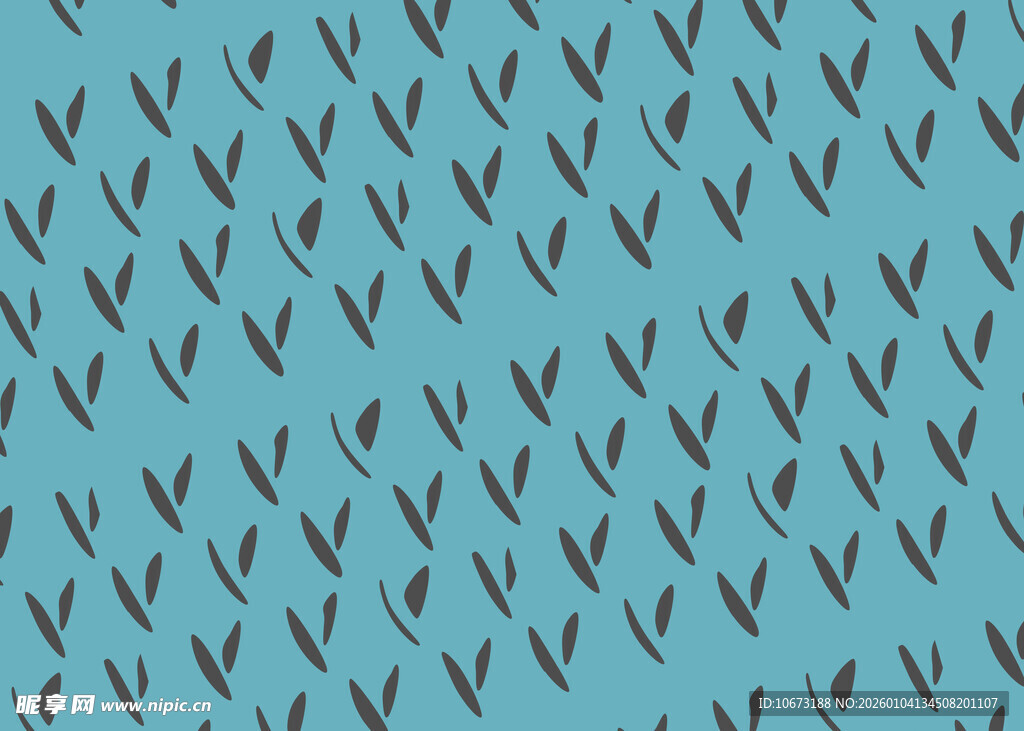 蓝底羽毛图案纹理背景