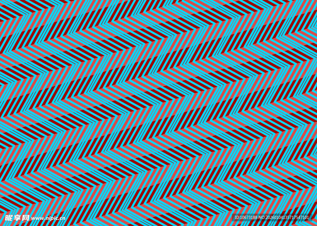 蓝灰几何锯齿图案背景