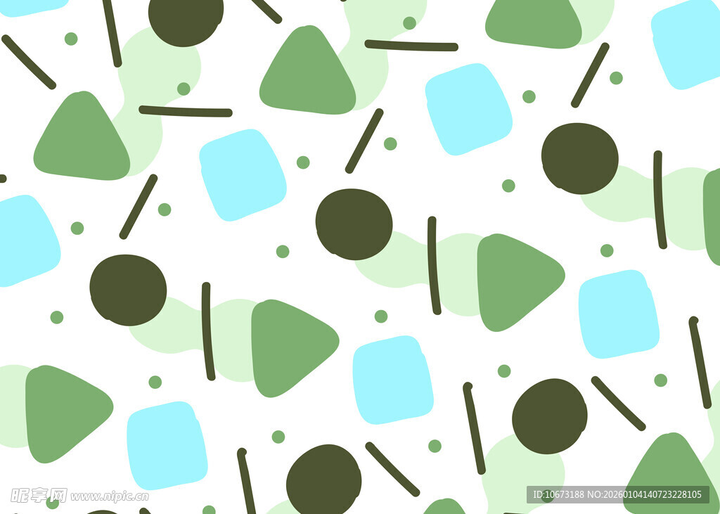 几何图案清新背景图