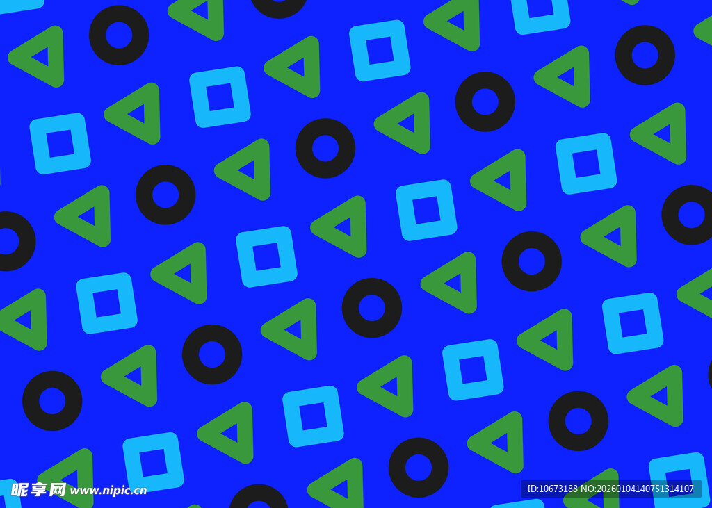 蓝色几何图案背景纹理