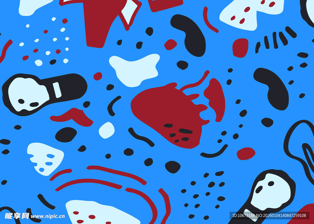 蓝色医疗元素图案背景