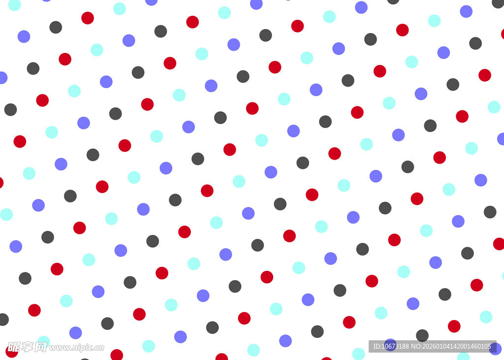 多彩圆点几何图案背景