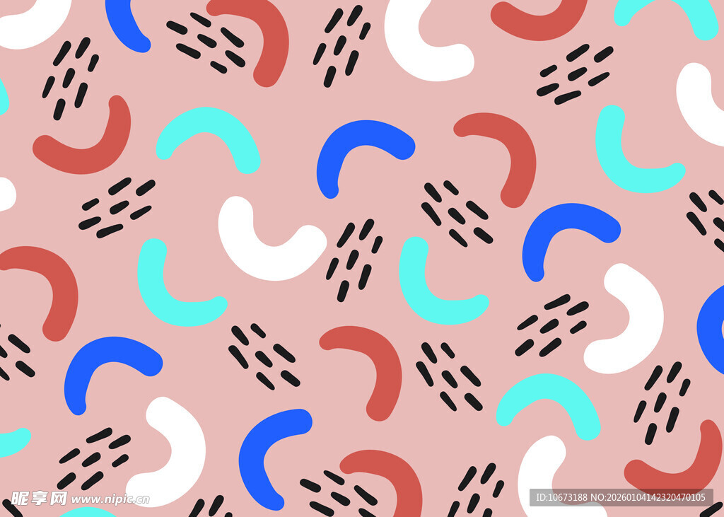 多彩几何图案背景纹理