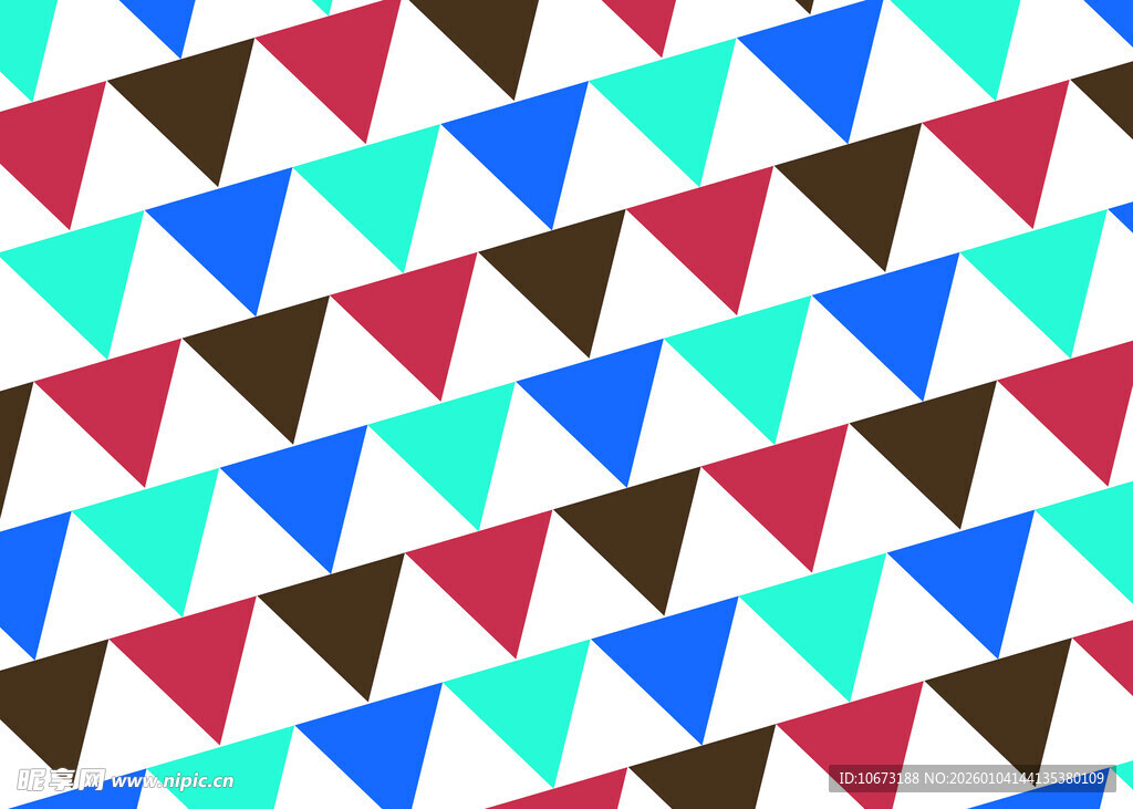 多彩三角形几何图案背景