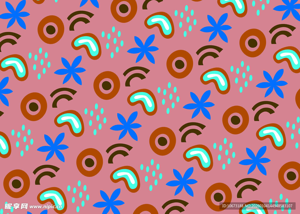 多彩几何图案背景纹理