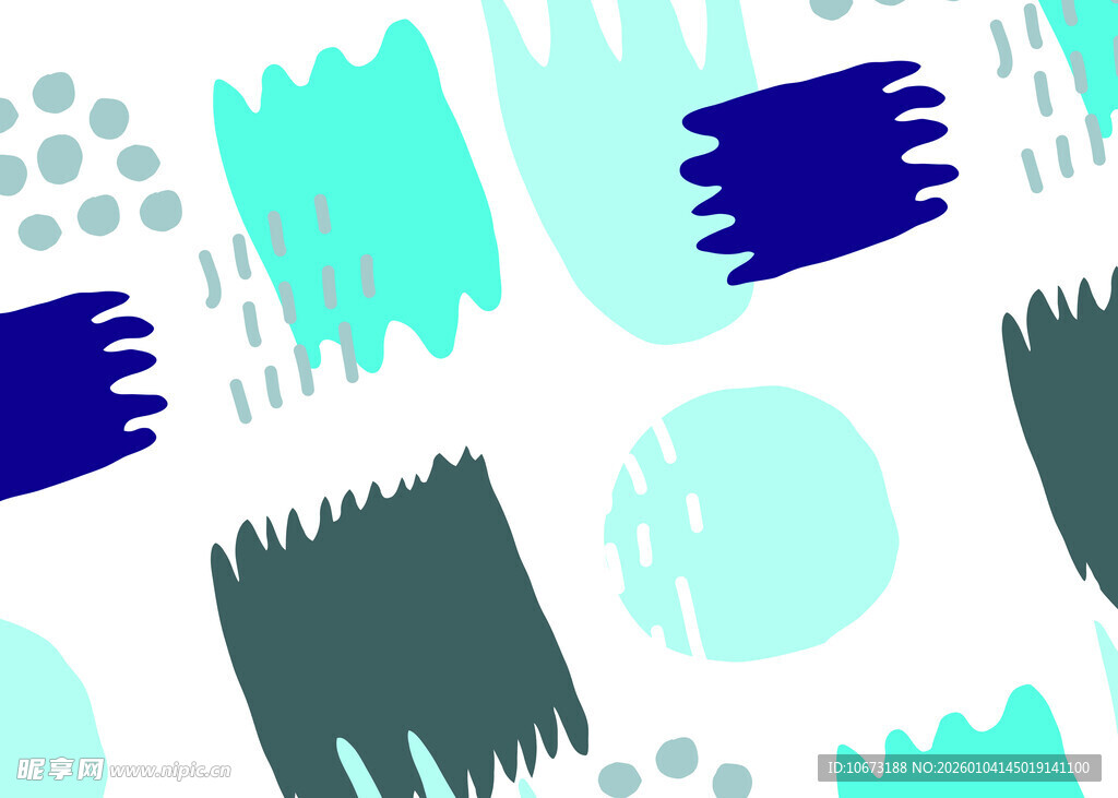 抽象几何笔触图案背景