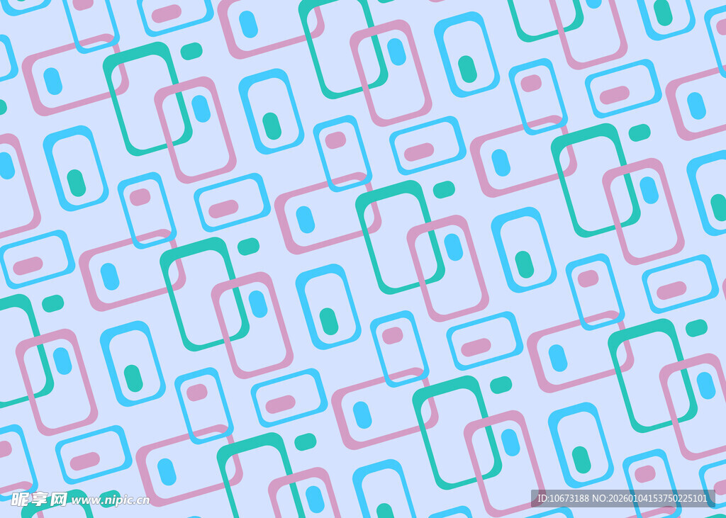 多彩手机图案无缝背景