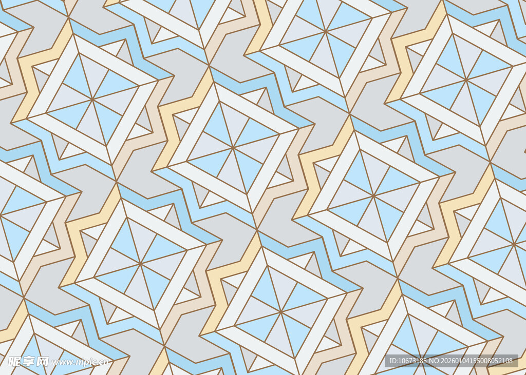 几何图案无缝背景纹理