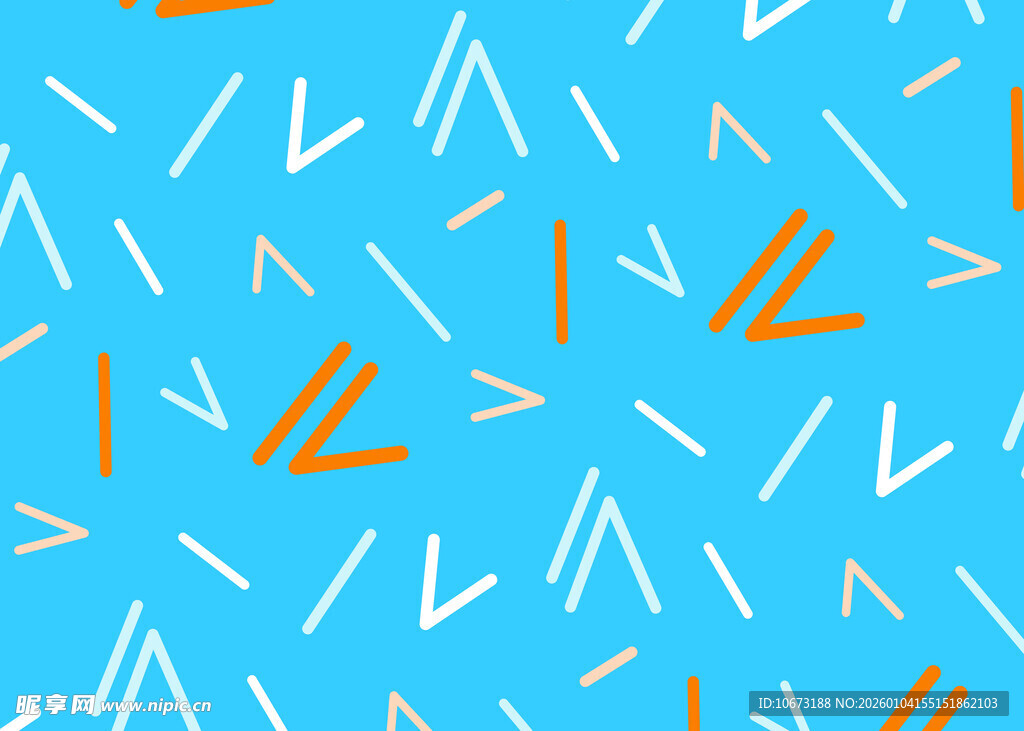 蓝色几何线条图案背景