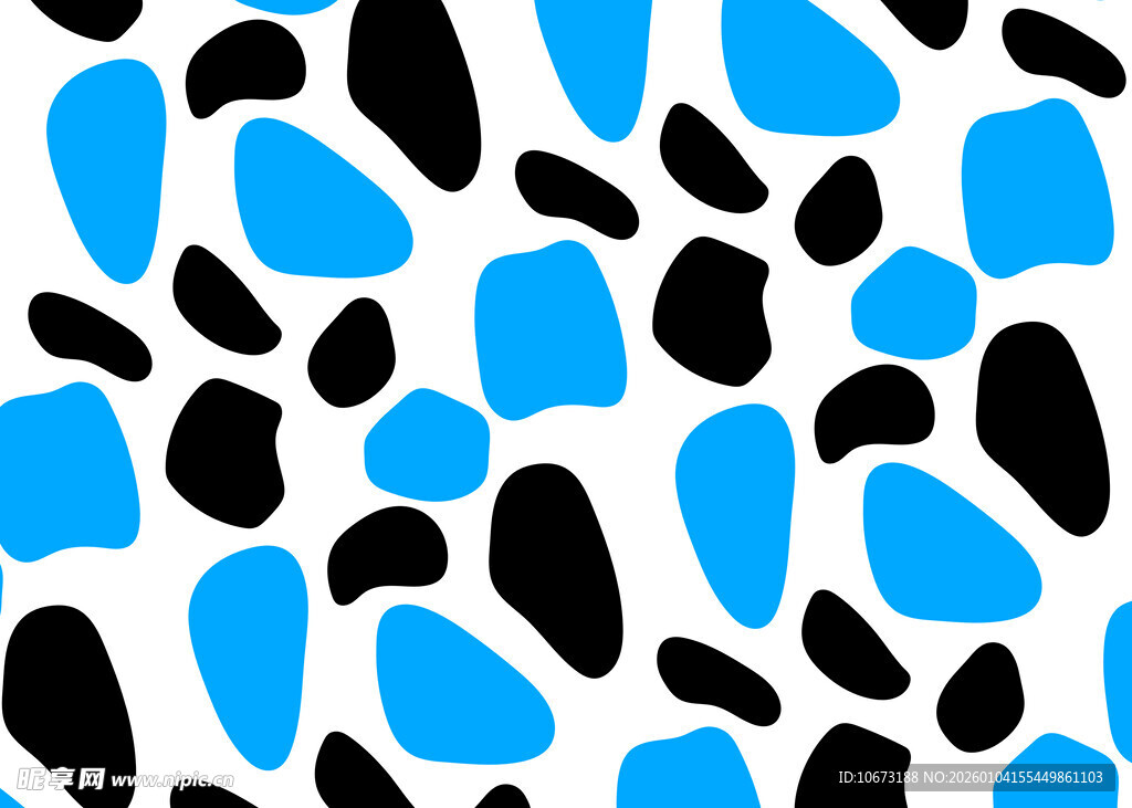 蓝黑不规则形状图案背景