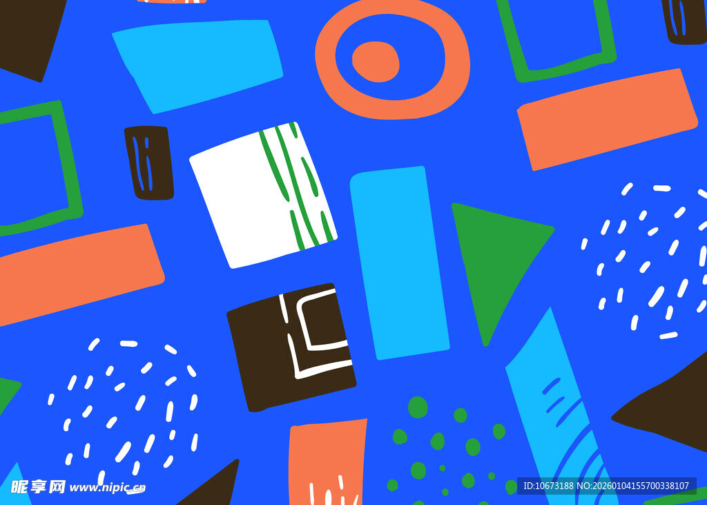 多彩几何图案背景