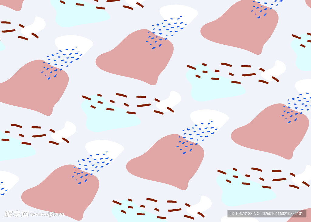 粉色云朵图案背景纹理