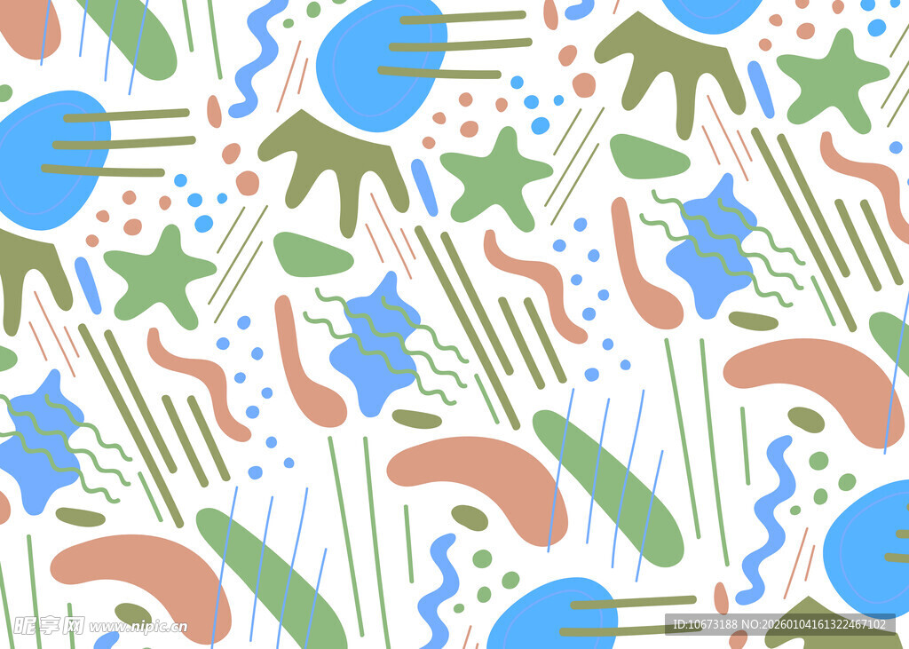 多彩几何图案背景设计