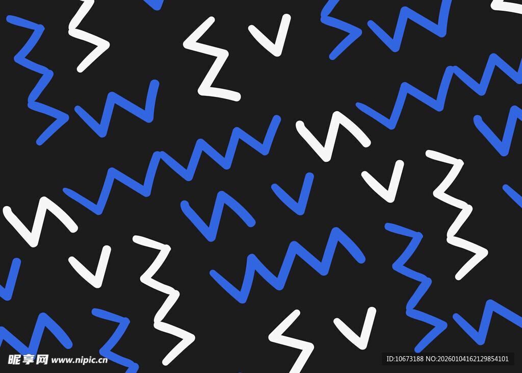 蓝白锯齿图案背景纹理