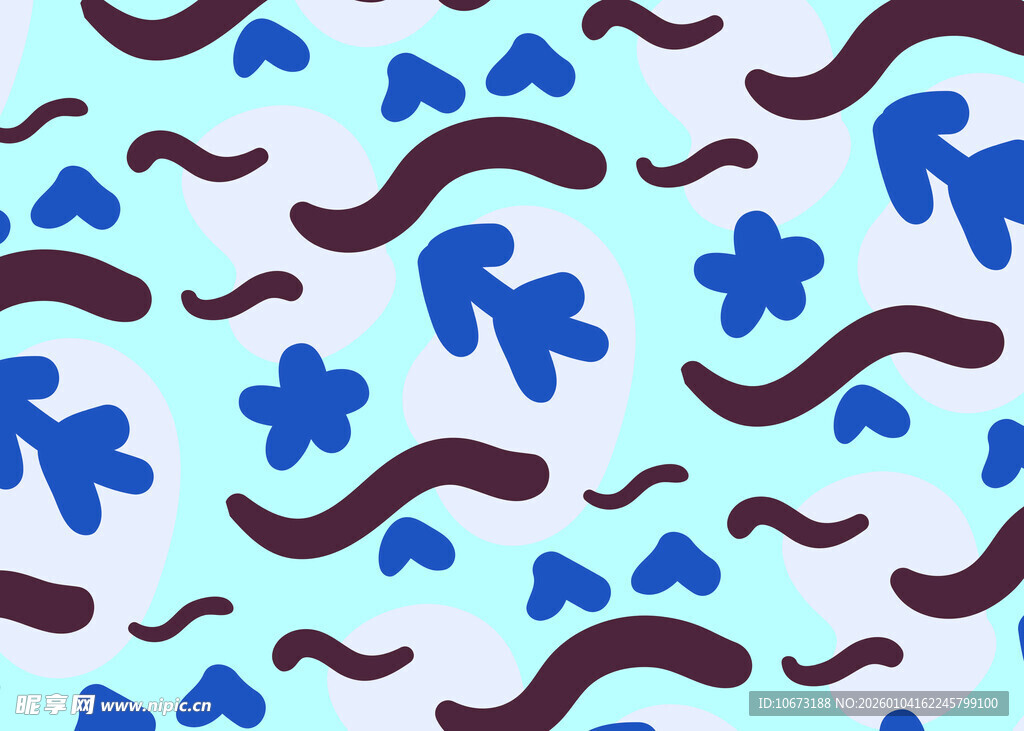 蓝紫相间几何图案背景