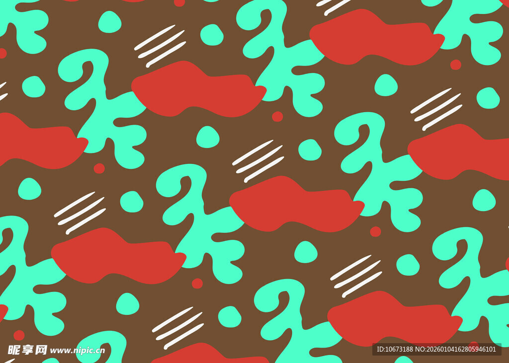 圣诞风红绿图案背景