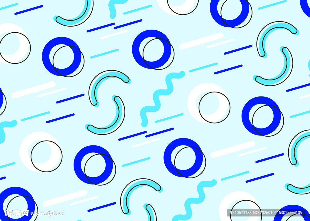 蓝绿几何图案背景纹理