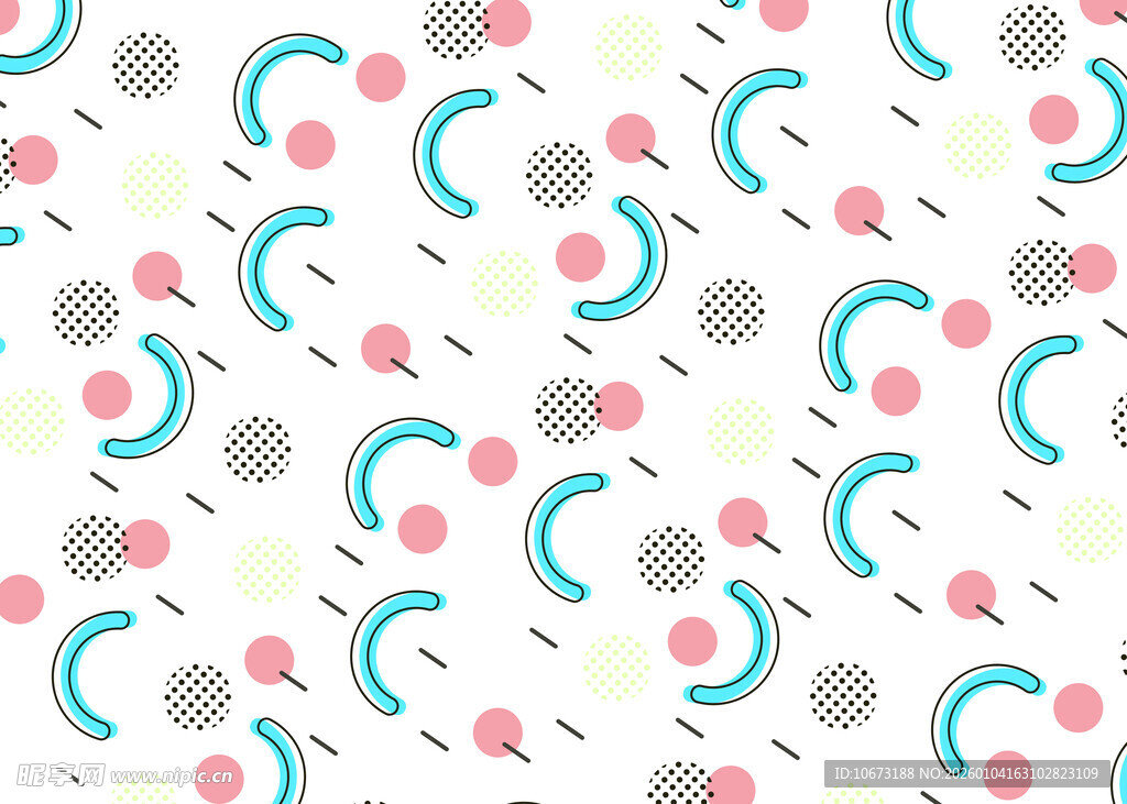 彩虹糖果图案无缝背景