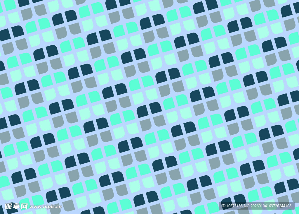 蓝绿几何图案背景纹理