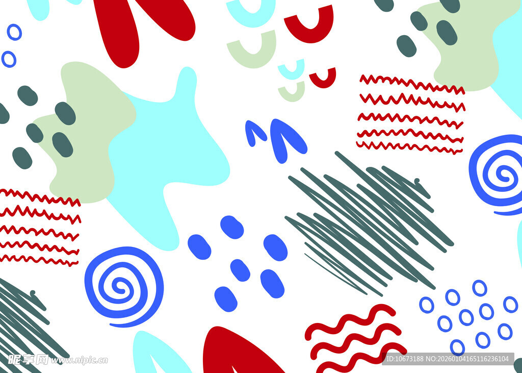 抽象几何多彩图案纹理