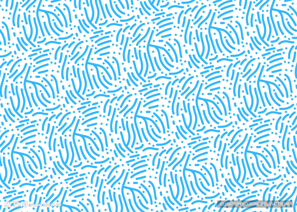 浅蓝色抽象线条花纹图案