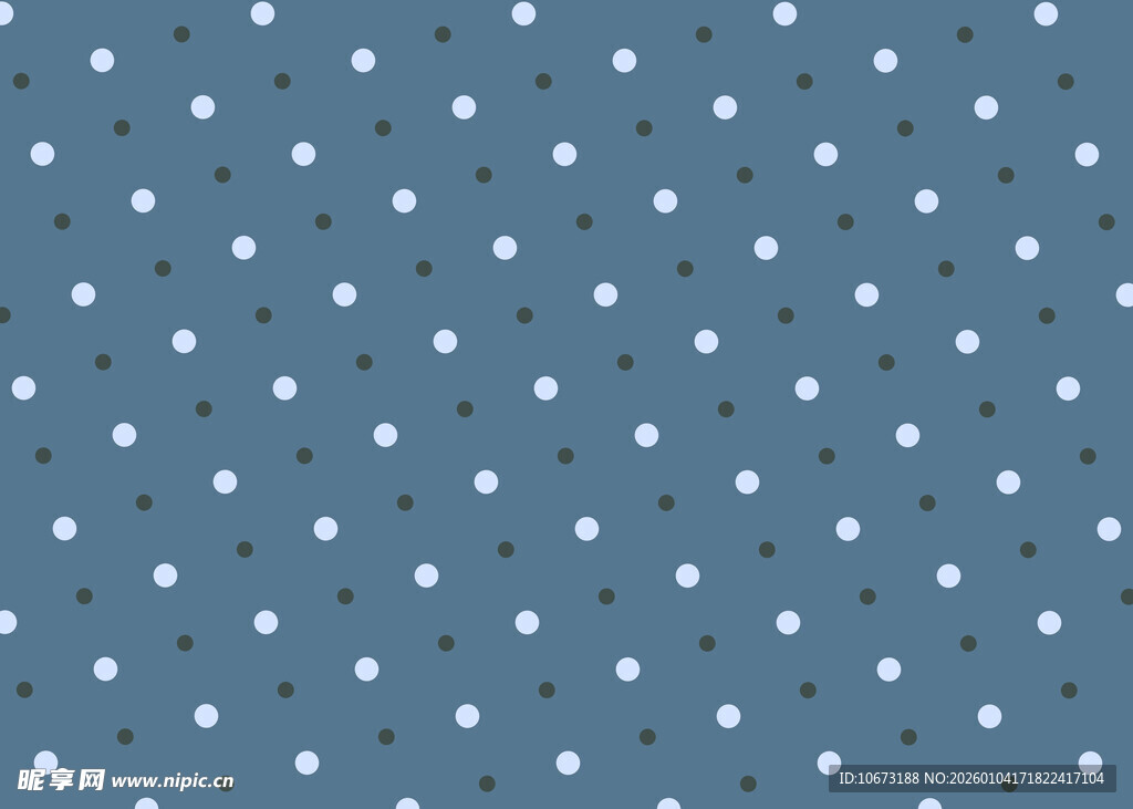 蓝色波点图案背景