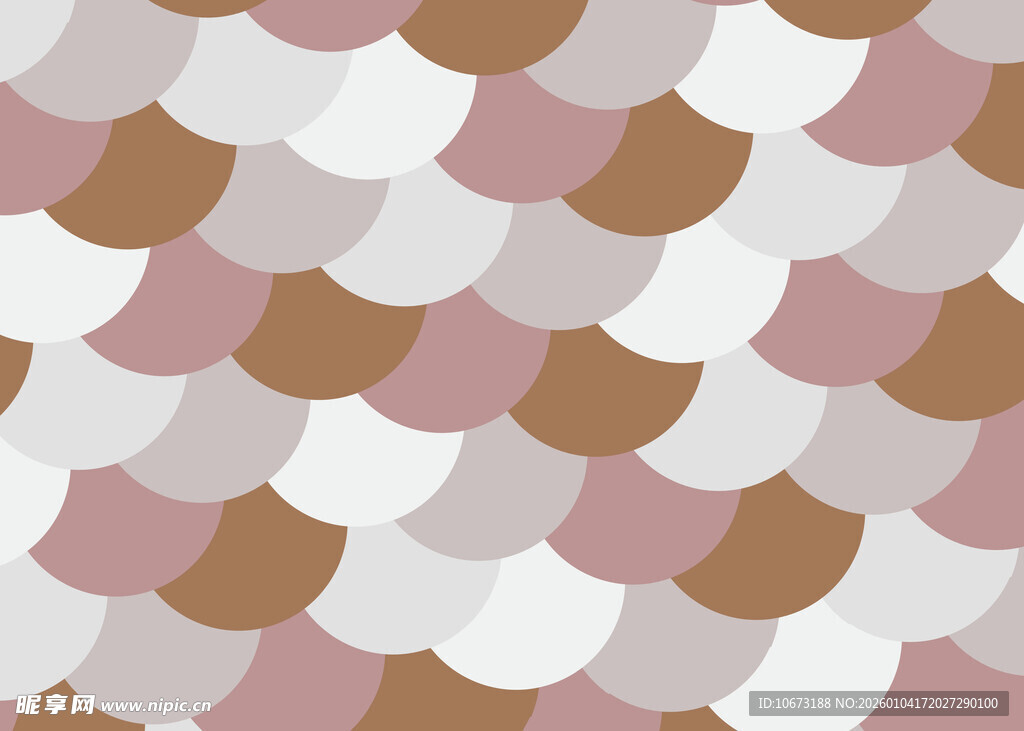 几何扇形拼接图案背景