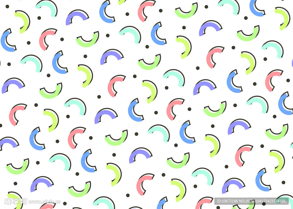 多彩彩虹图案无缝背景