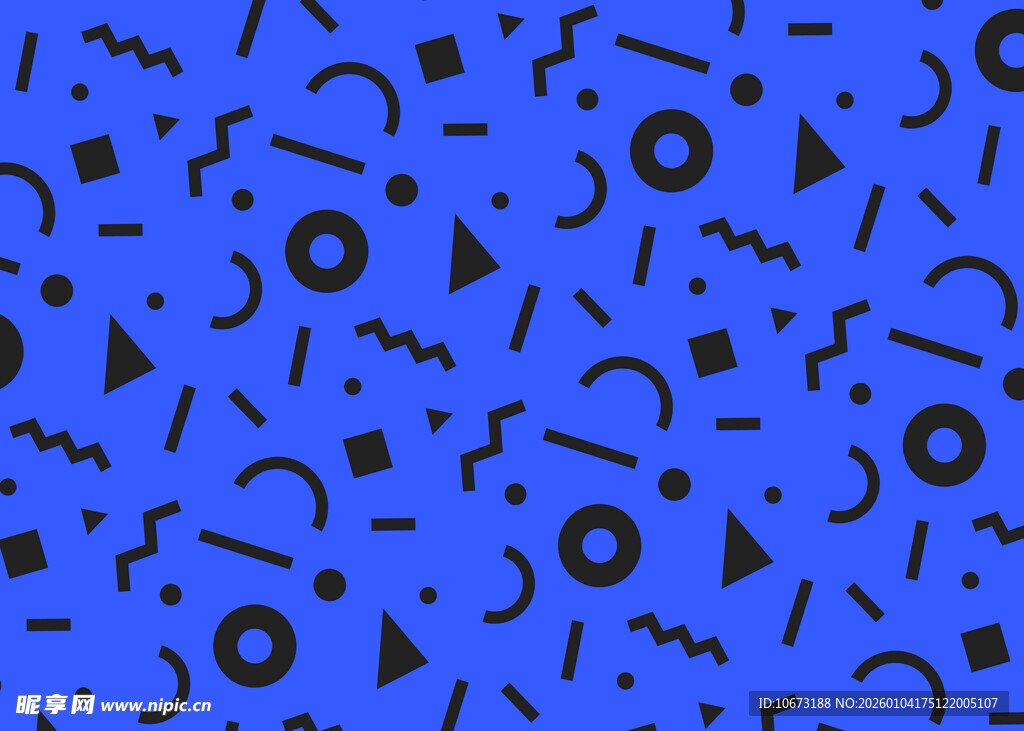 蓝色几何抽象图案背景