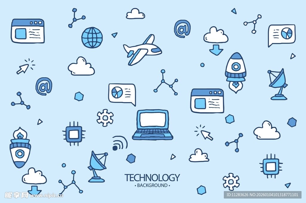 科技元素图案背景