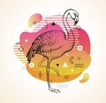 时尚鸭鸭日韩插画