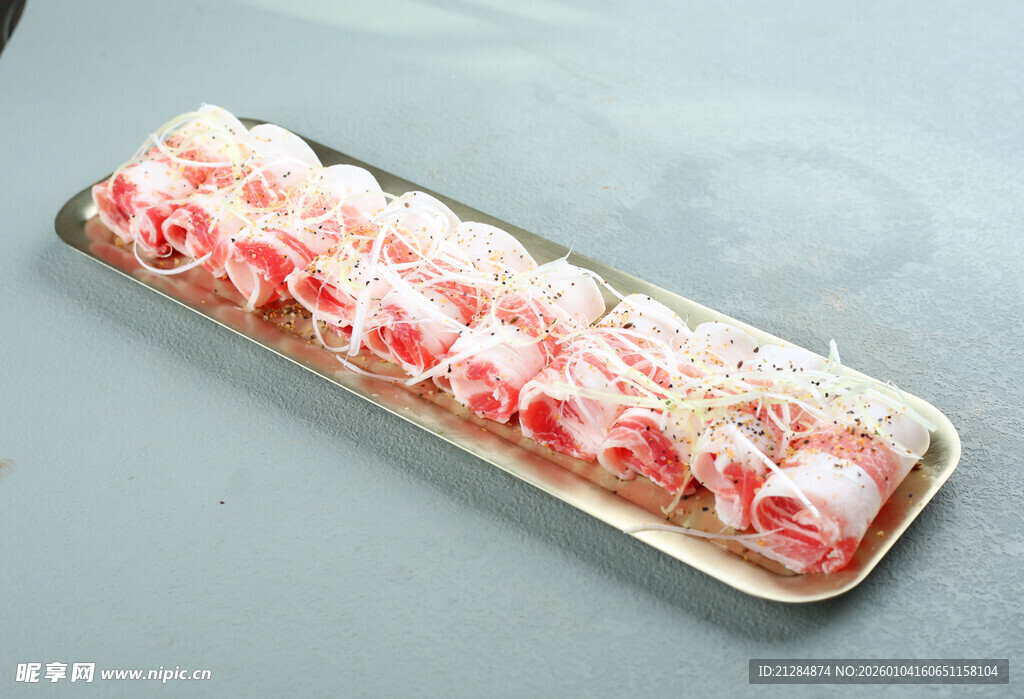 烤肉 葱香五花肉