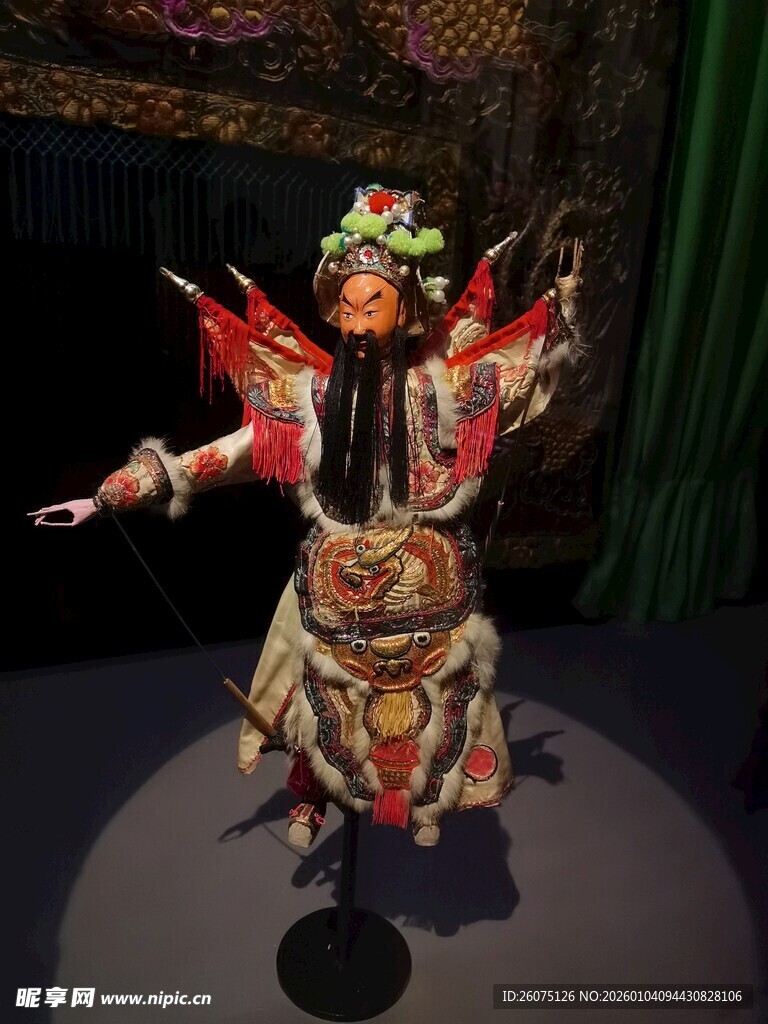 传统戏剧人物造型木偶