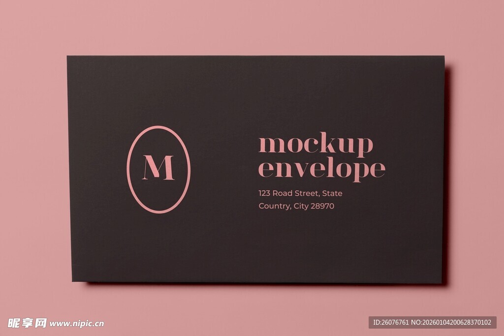 高档邀请函VI样机效果图 图片