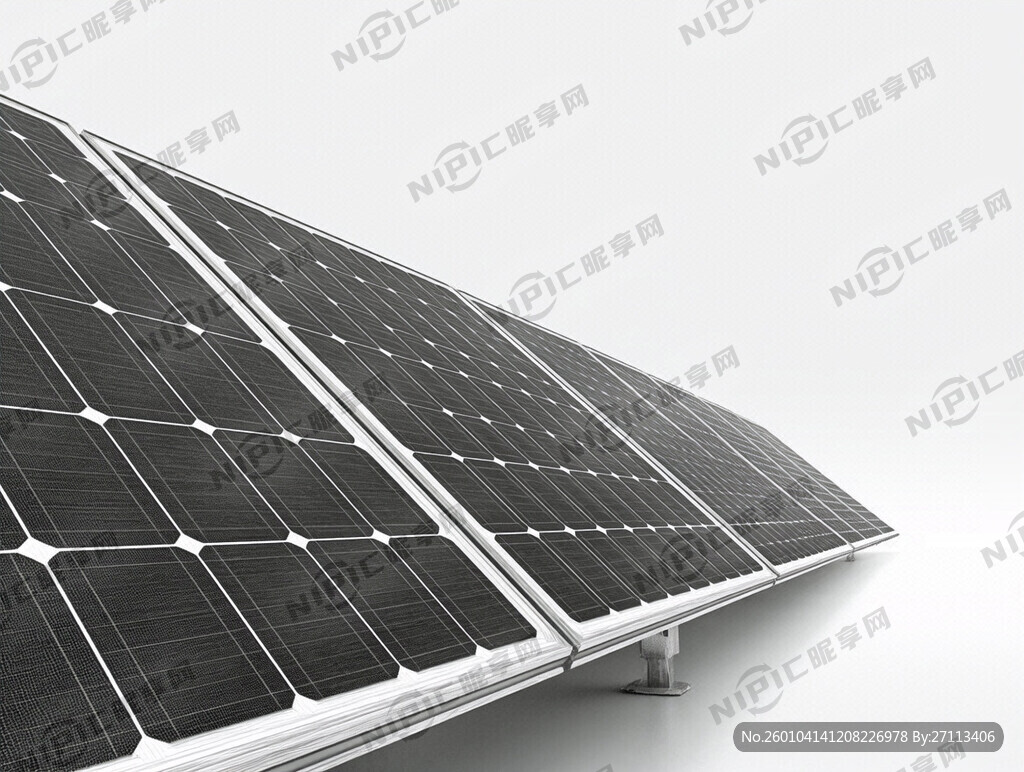 手绘光伏高清图片