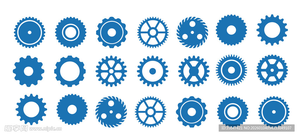 齿轮图案