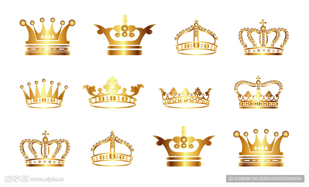 金色皇冠图案