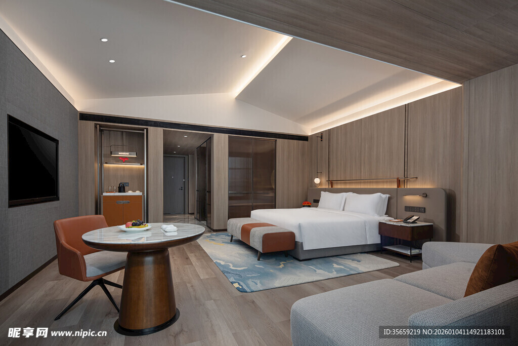 现代简约风格豪华酒店客房
