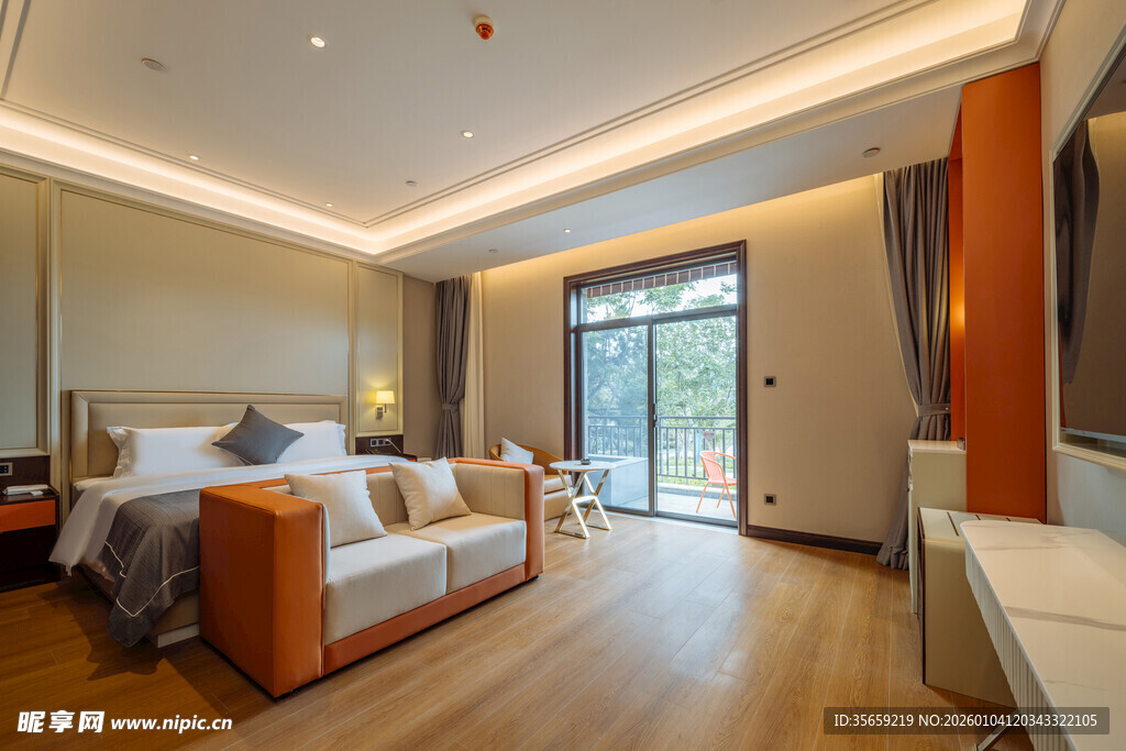 现代简约风格豪华卧室