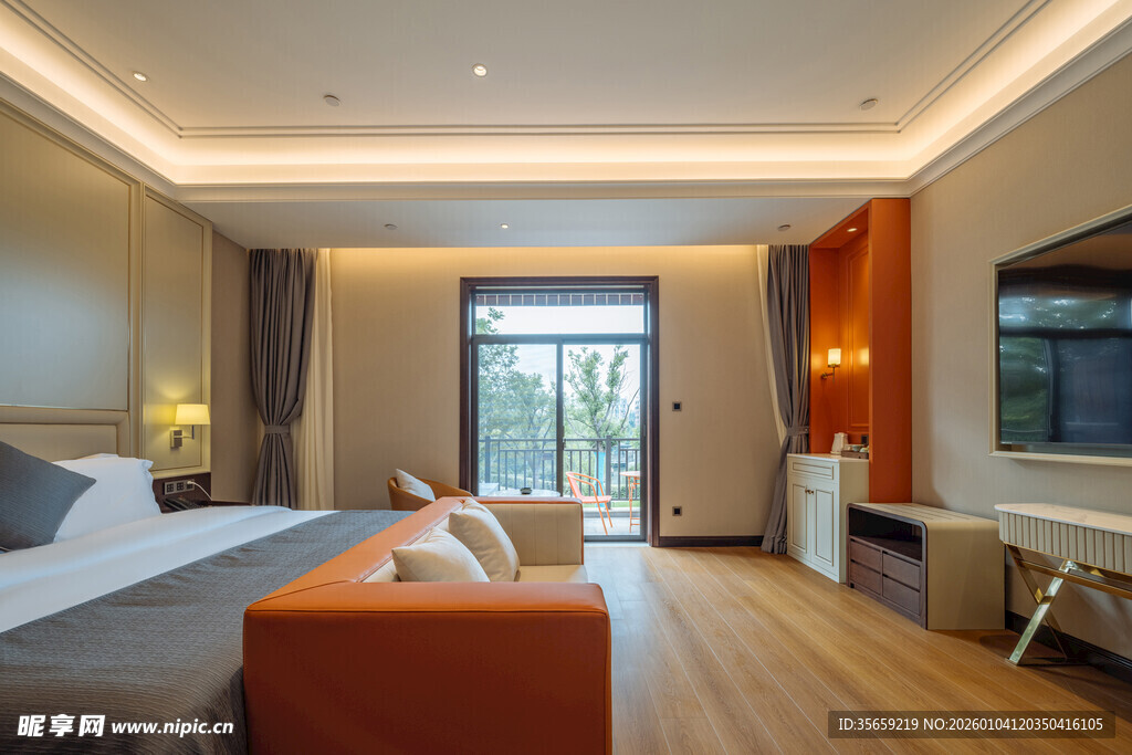 现代简约风格温馨卧室