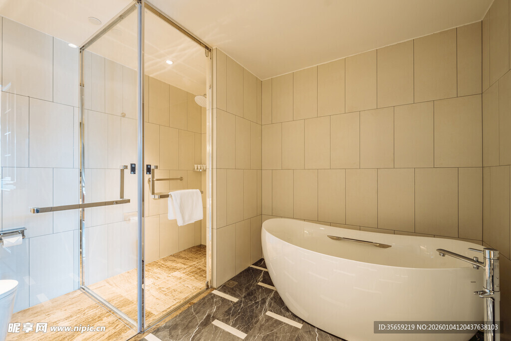 现代简约风格浴室一角