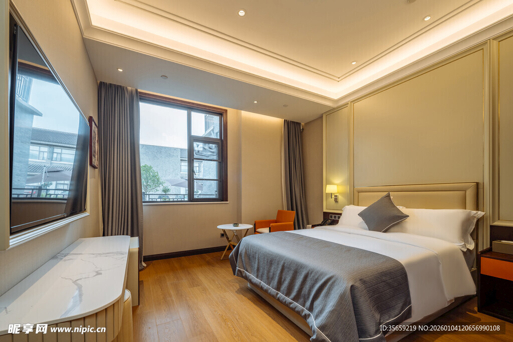 现代简约风格温馨卧室