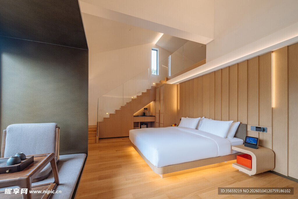 现代简约风格卧室空间