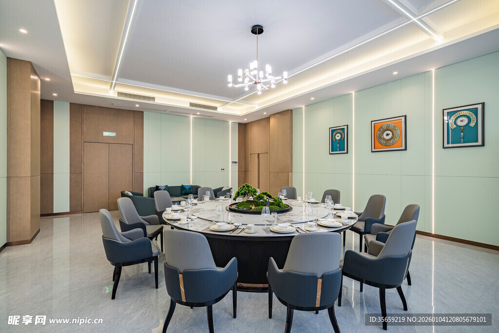 现代风格豪华餐厅包间